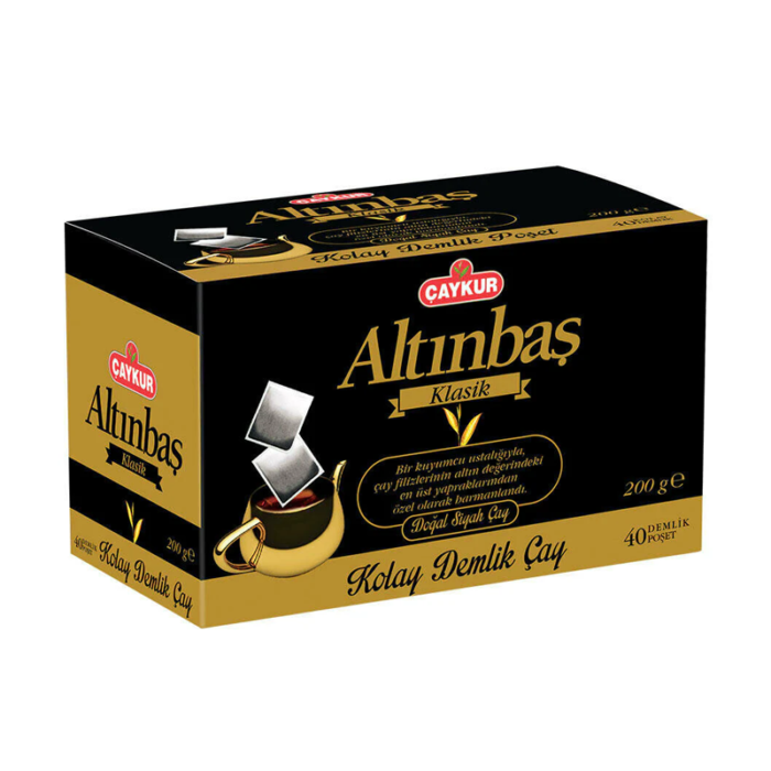 Caykur Altinbas Black Tea With Teabag (Altınbaş Demlik Poşet Siyah Çay ...