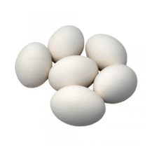 FRESH HEN EGGS 6 pcs