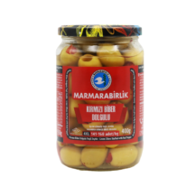 Marmarabirlik Green Olives with Stuffed Pepper 4XL